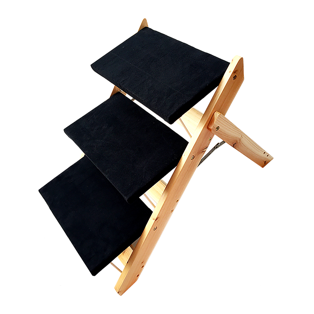 3 Steps Portable Dog Cat Pet Stairs image 3