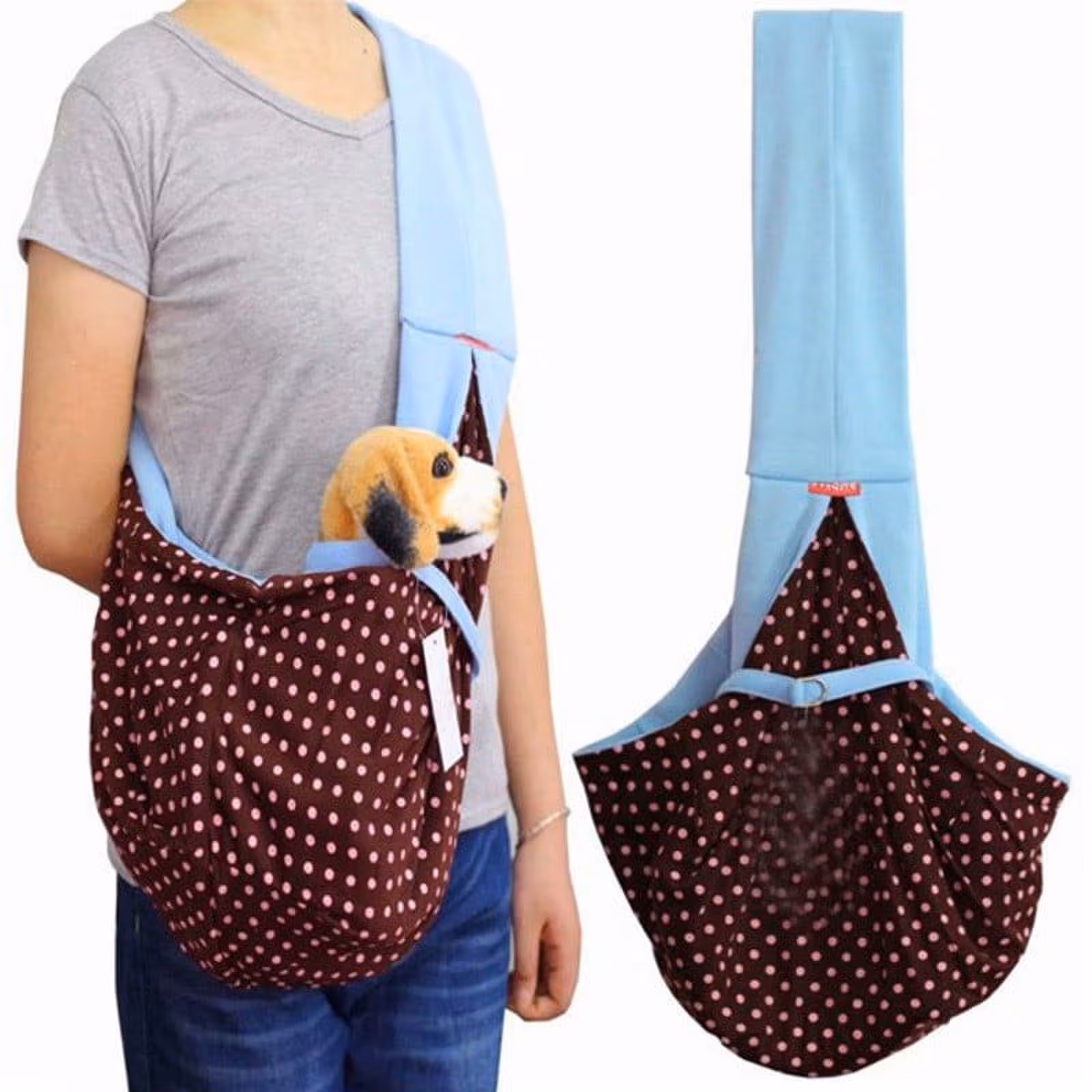 Reversible Dog Carrier Sling & Cat Sling - Pet Sling Carrier for Cats image 2