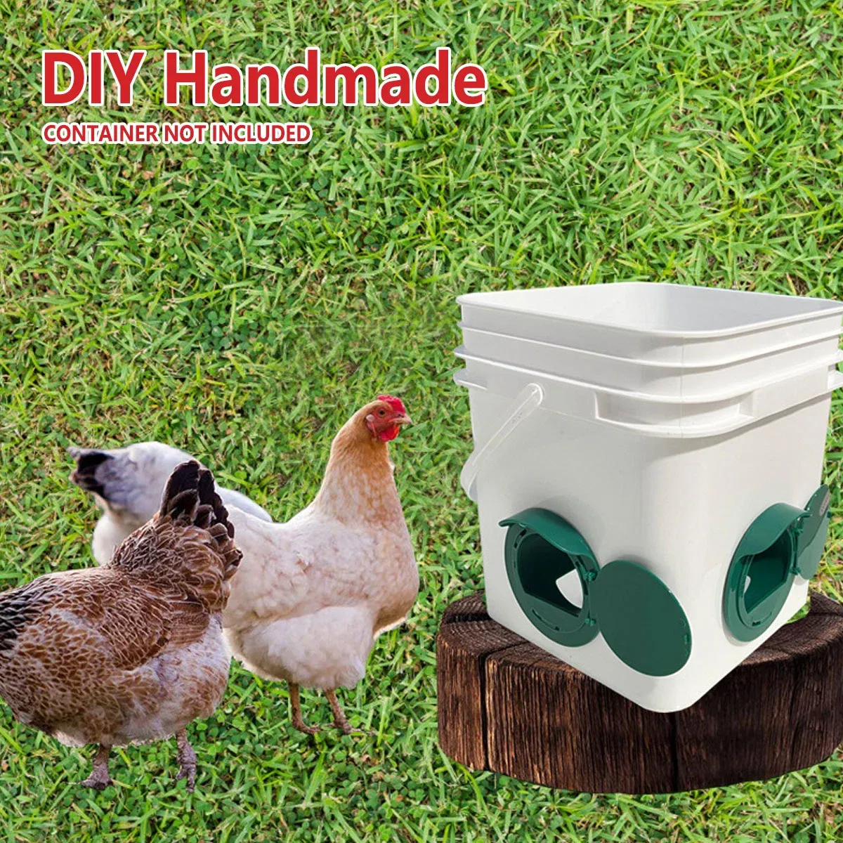 5PCS Automatic Chicken Feeder Poultry Feeding Cup Trough Drinker Set Hen Coop image 9
