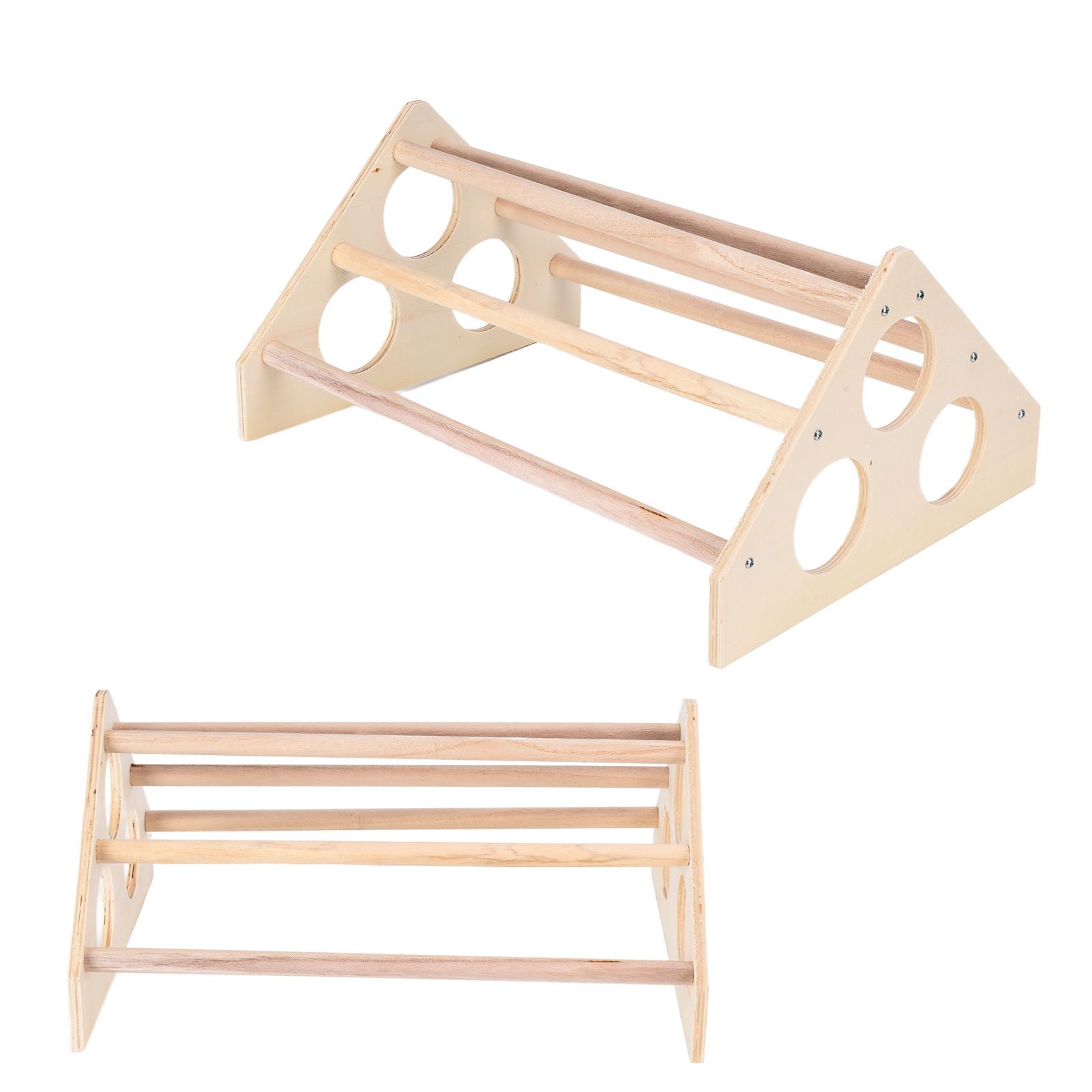 Pet Chicken Wood Stand Hand Made Small Chicken Roost Rack for Poultry House Home Farm image 6