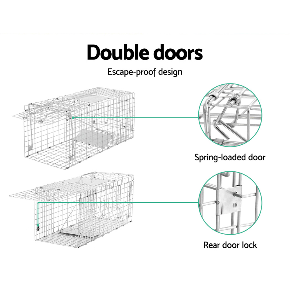 Gardeon 2x Animal Trap Cage Possum 66x23cm image 4