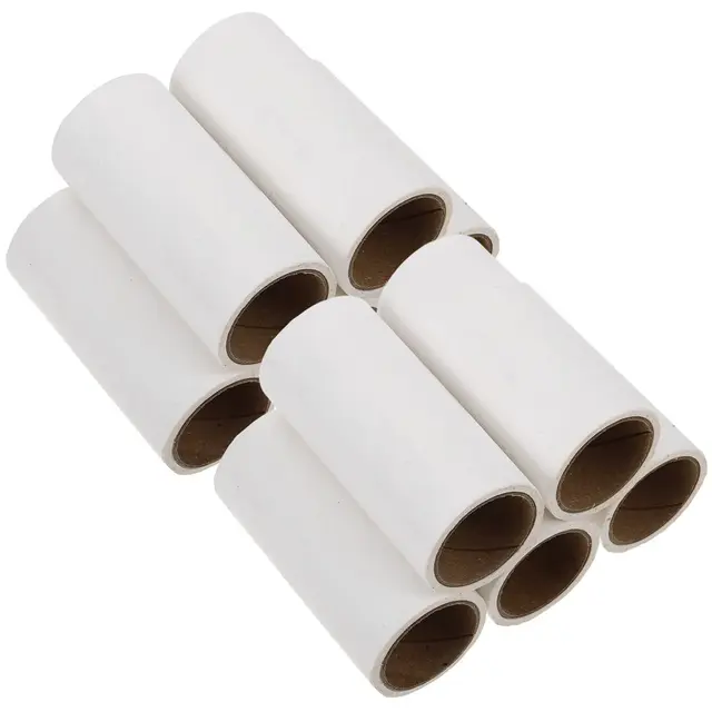 Pet Hair Remover Sticky Lint Roller White Paper for Floors 10Pcs