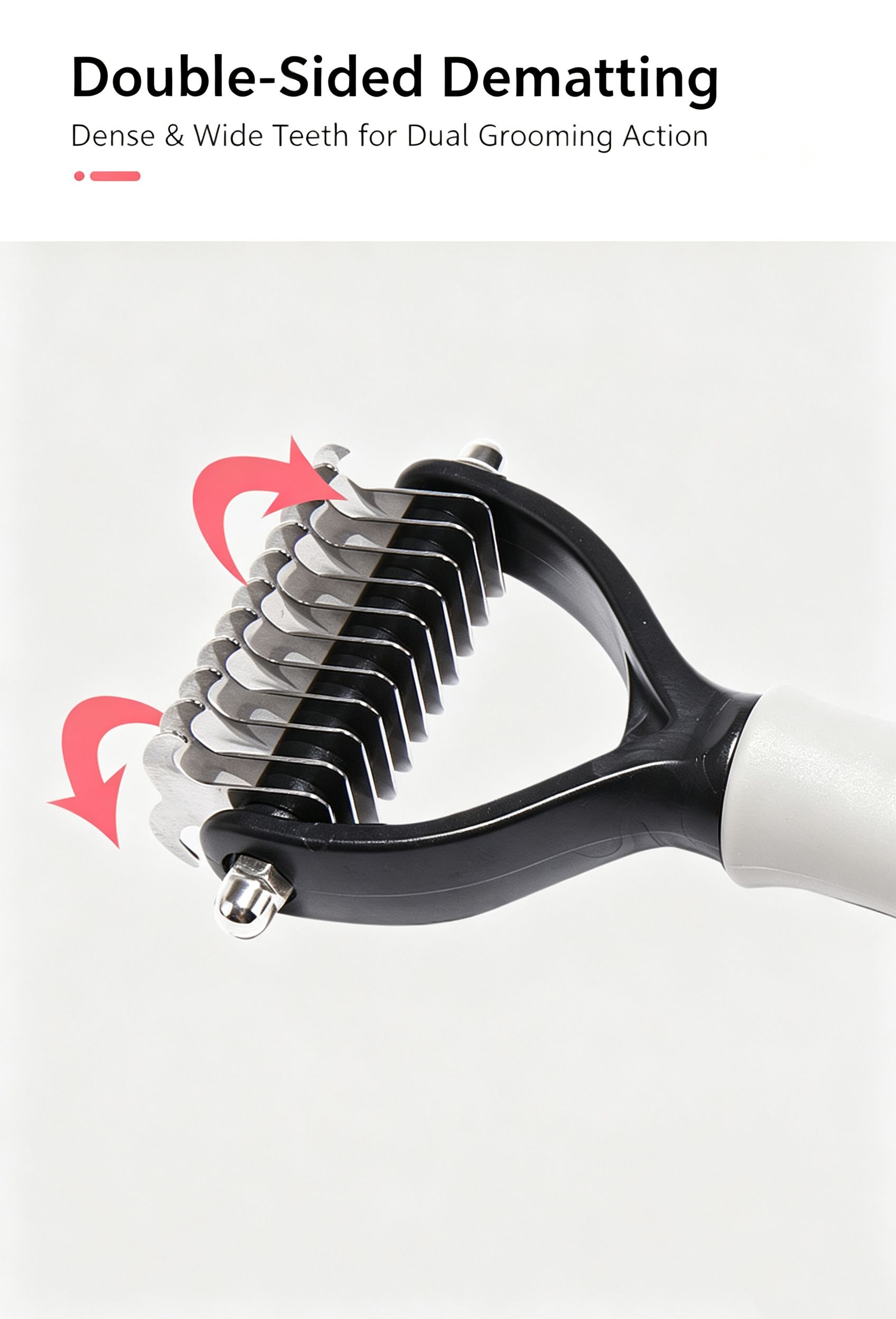 Pet Hair Removal Comb with Knot Brush image 5