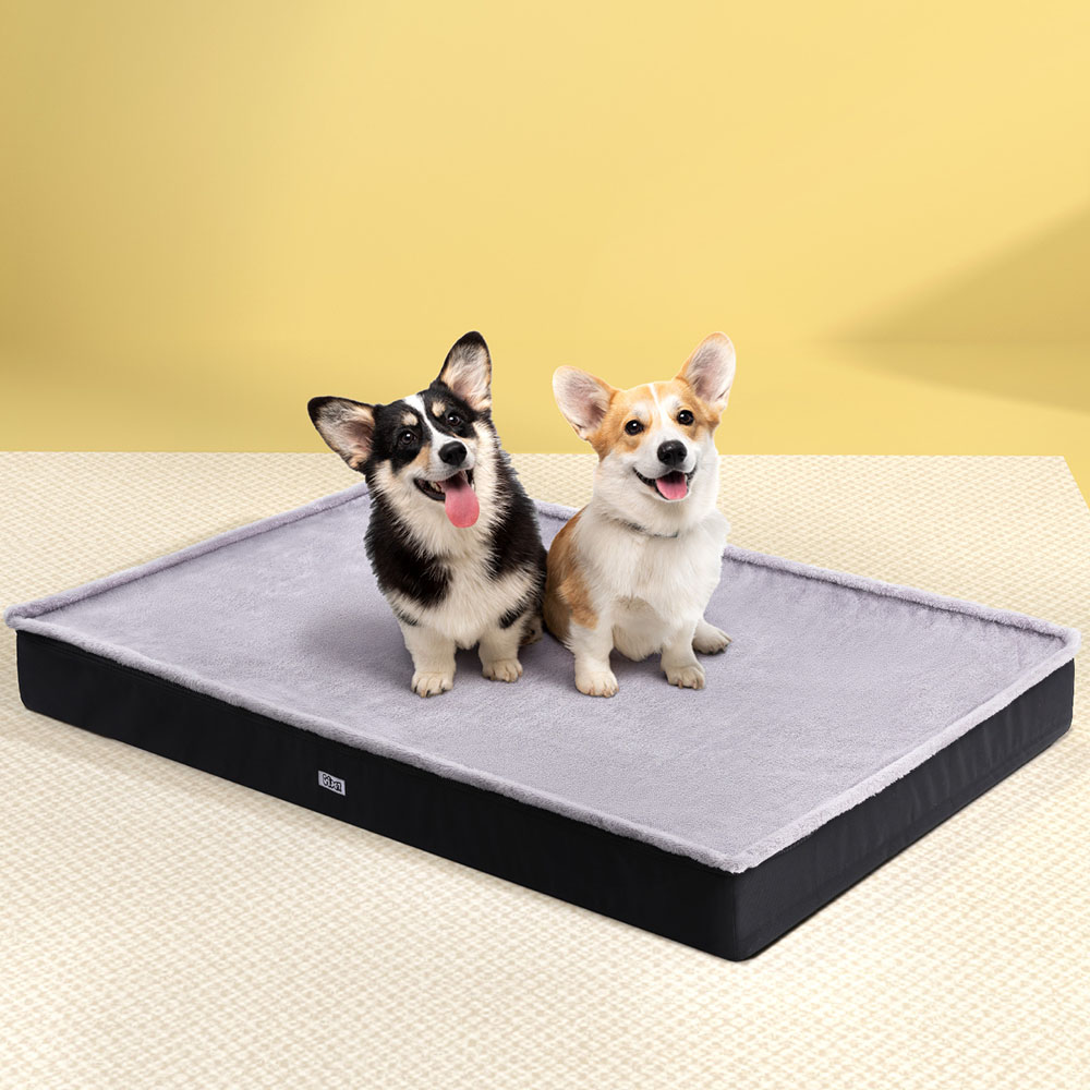 i.Pet Pet Bed Dog Cat Extra Large Calming Soft Sofa Foam Cushion Washable Cover Grey image 7