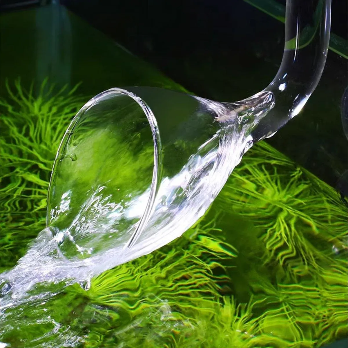 Aquarium Glass Inlet Outlet Pipe Fish Tank Filter Oil Film Remover Plant Holder - Oil… image 14