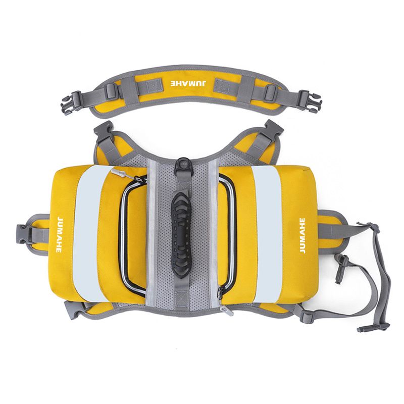 Yellow Dog Backpack Harness for Medium to Large Dogs - Tactical Vest with Saddlebags…