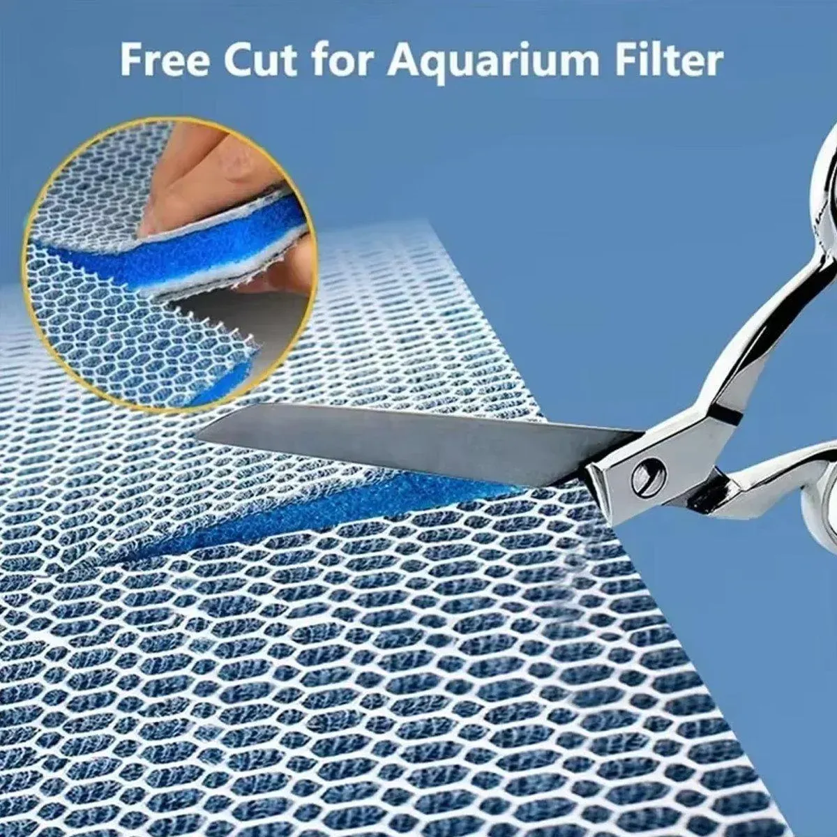 Aquarium 8D Filter Cotton Fish Tank Water Purification Sponge Material Pad image 7
