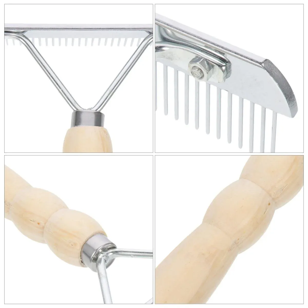 Pet Brush Hair Comb Grooming Rake Comb Dogs and Cats Shedding Deshedding Tool image 12