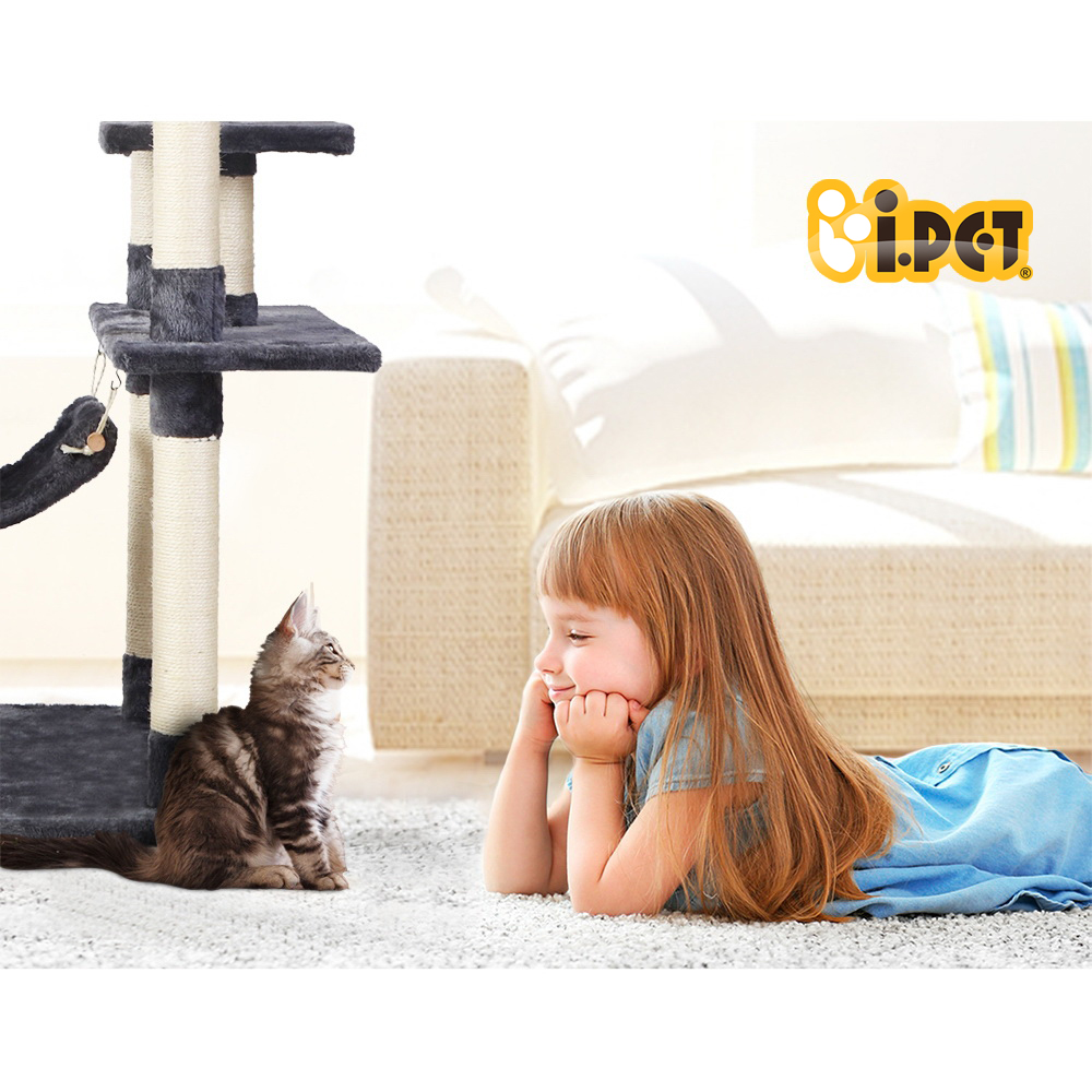 i.Pet Cat Tree 184cm Tower Scratching Post Scratcher Wood Trees Condo Bed House image 6