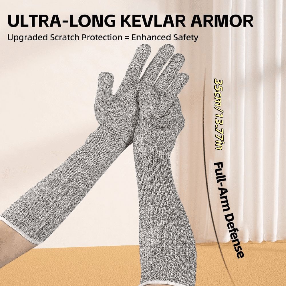 Pet Care Gloves Long Cat Grooming Arm Anti Scratch And Anti Protective Suitable for… image 3
