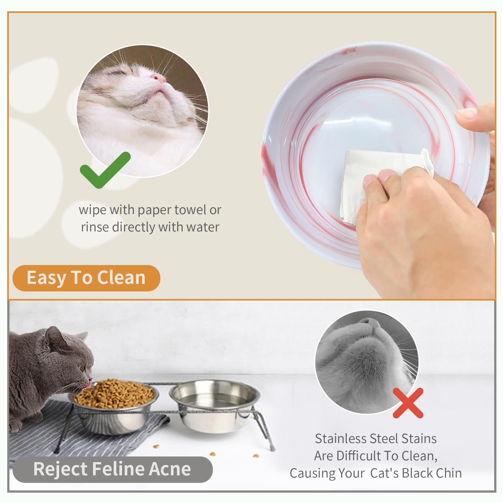 Ceramic Round Pet Feeder image 5