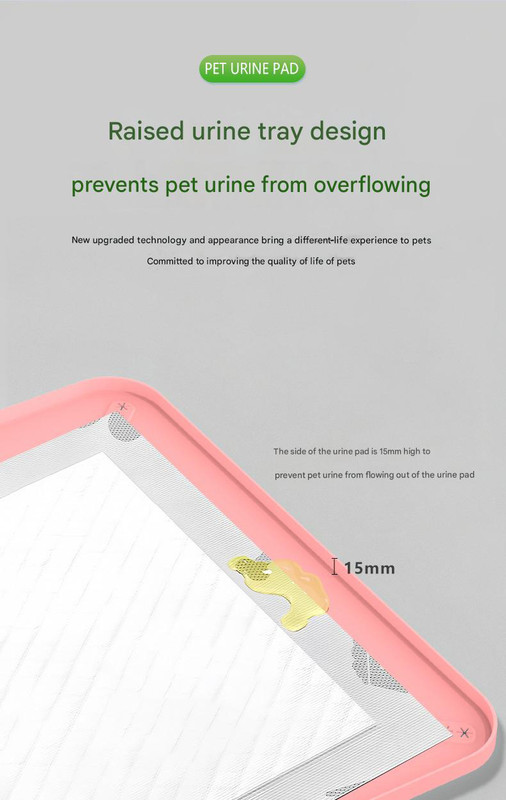 Black Reusable Silicone Pet Pee Pad Holder - Non-Slip Training Tray with Spill-Proof… image 4