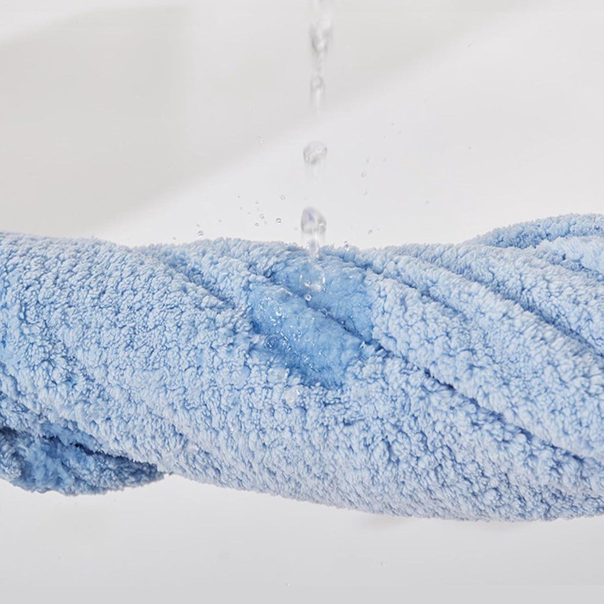 Plush Dog Bathrobe Quick Drying Ultra Absorbent Pet Drying Coat for Home…, Blue, L image 4