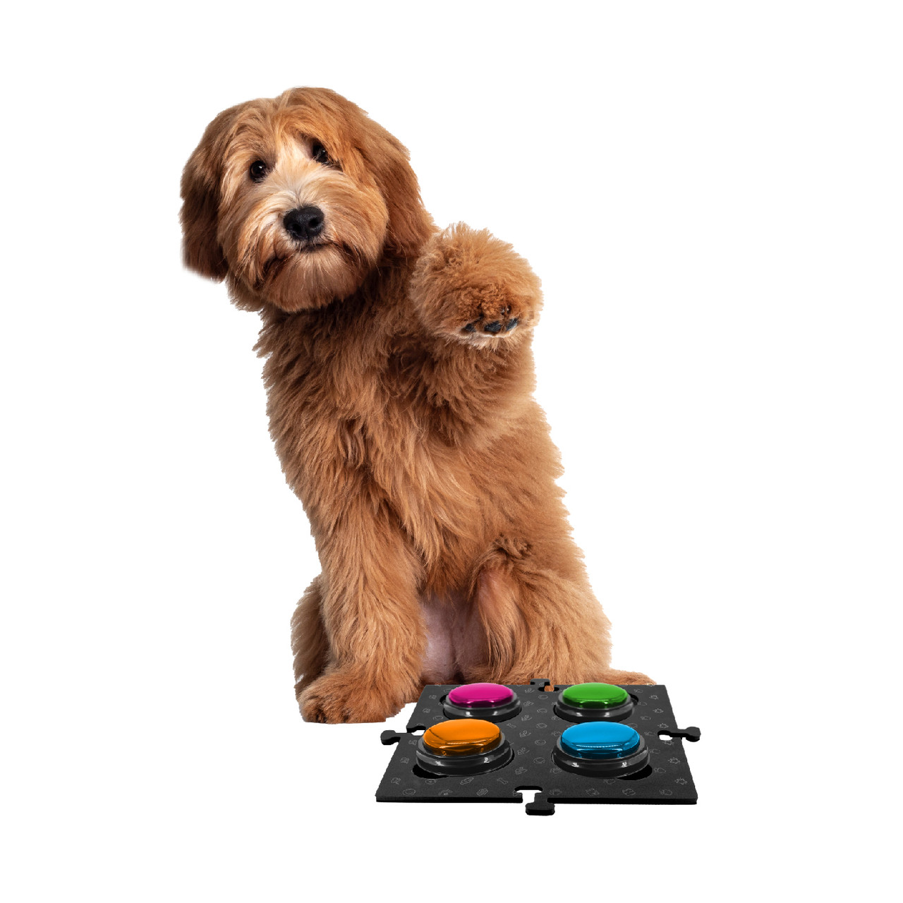 Tech4Pets Black Mat 2-Pack for Talking Buttons & Floor image 3