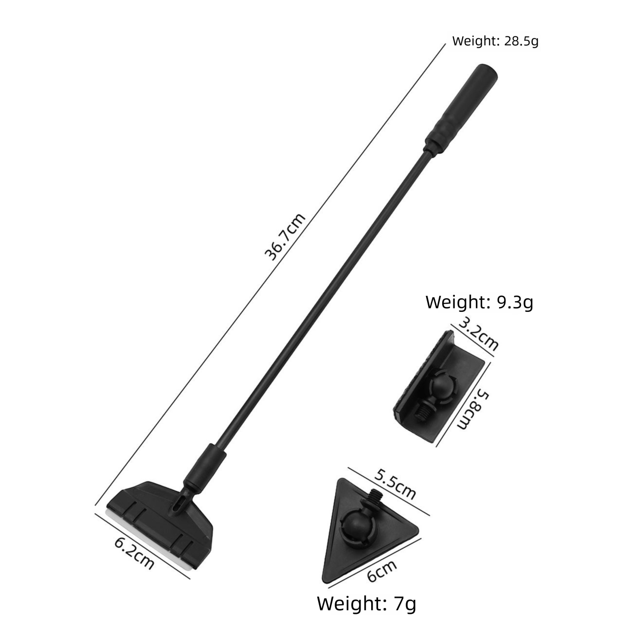 Silver Stainless Steel Aquarium Cleaning Tool Kit - 5 Piece Fish Tank Maintenance Set… image 7