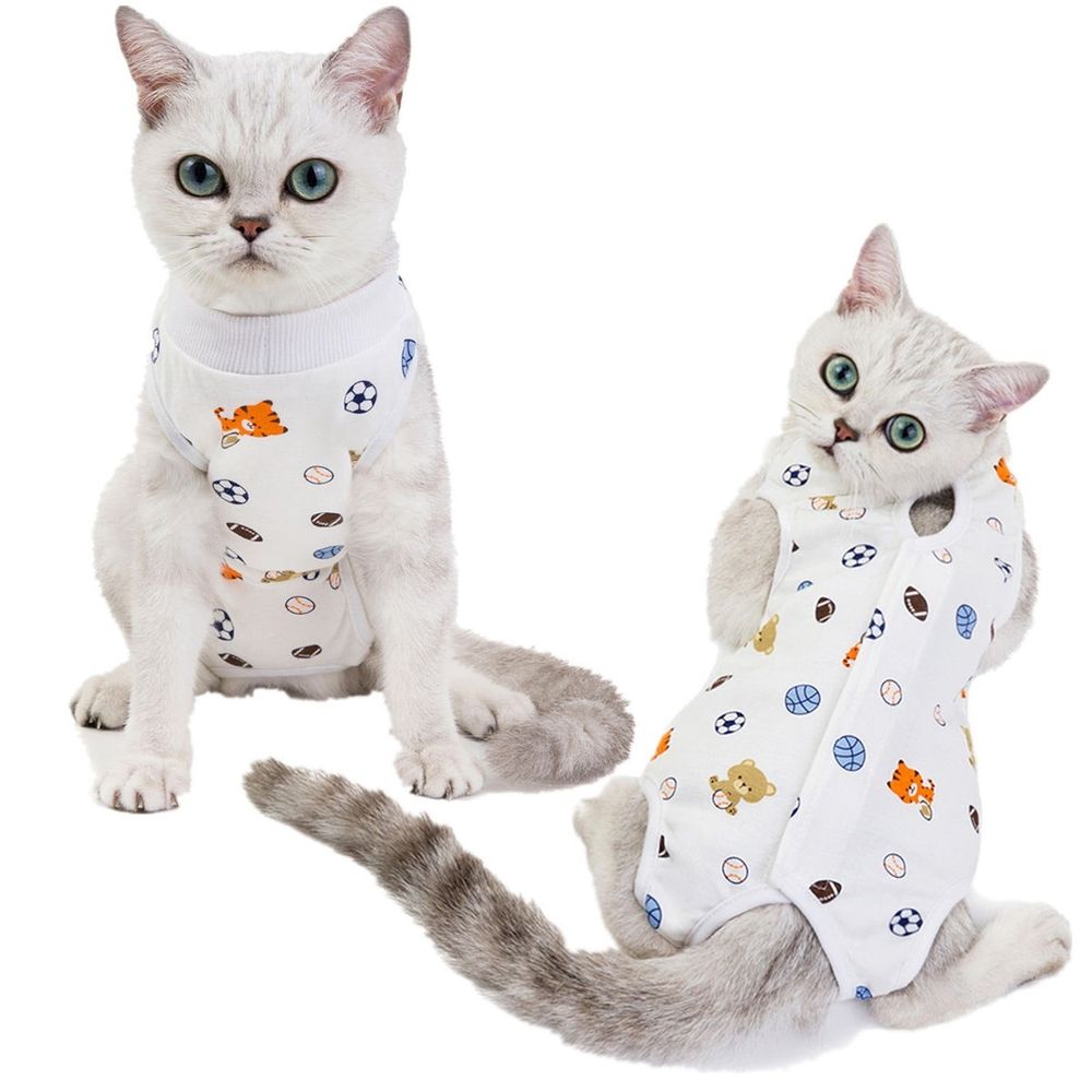 Anti Licking Soft Cotton Pet Surgical Recovery Onesie image 5