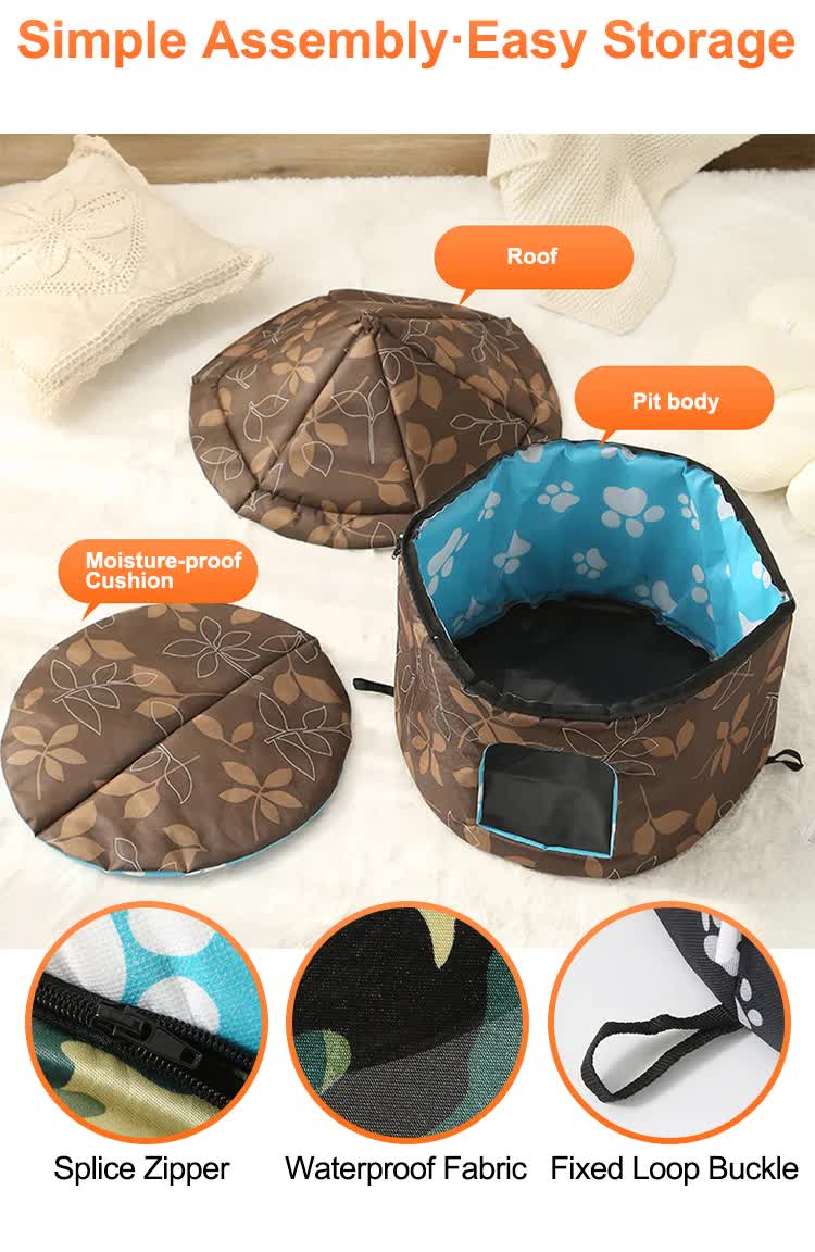 Outdoor Waterproof Cat House - Insulated, M image 4