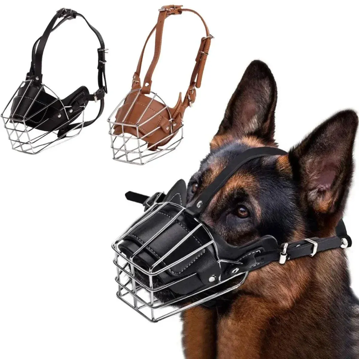 Anti Bite Anti Bark Dog Muzzle Mouthguard Adjustable for Small Medium Large Dogs… image 13