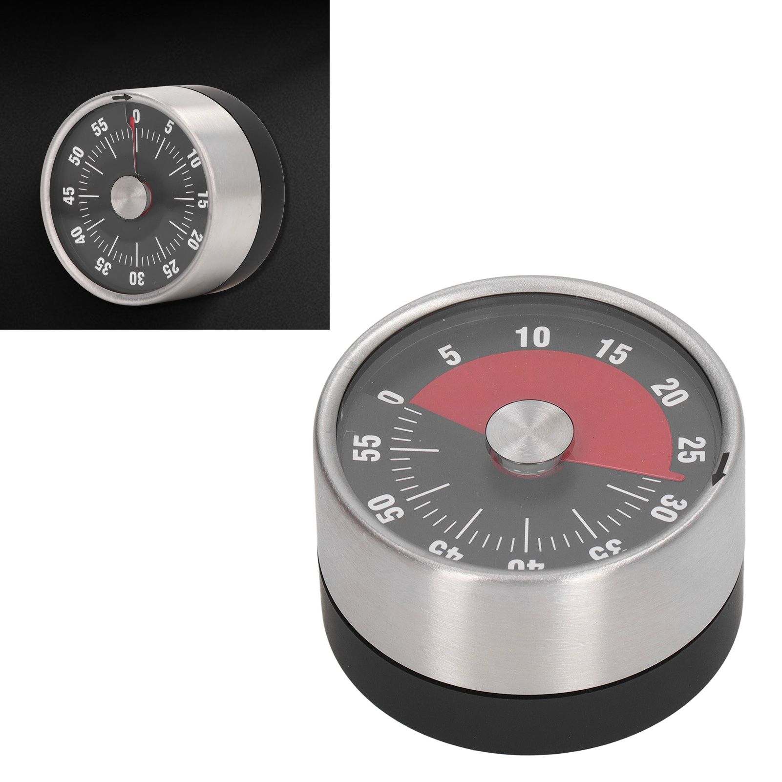 Magnetic Timer Magnet Design Stainless Steel 70db Alert High Accuracy Visual Timer for… image 12