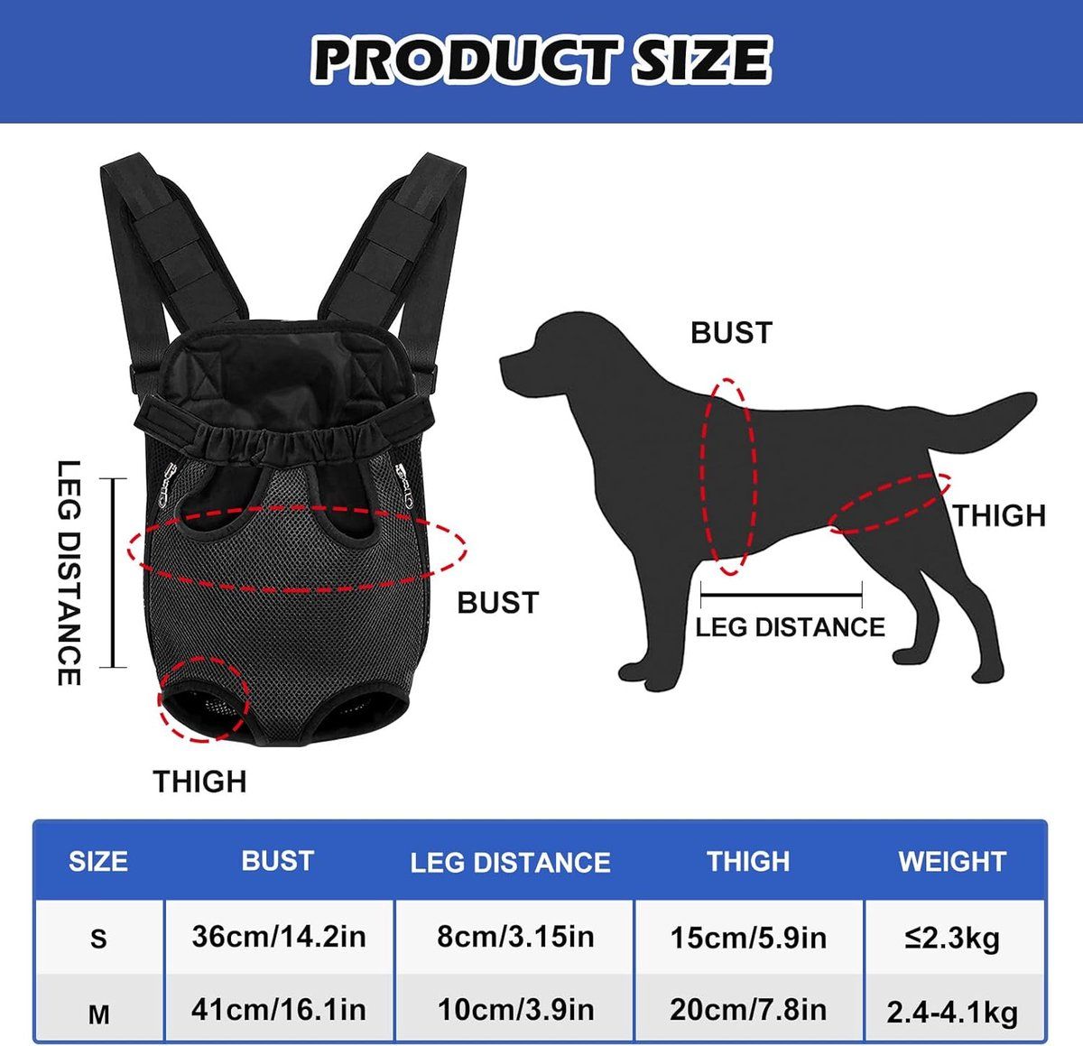Pet Backpack Carrier, S image 7
