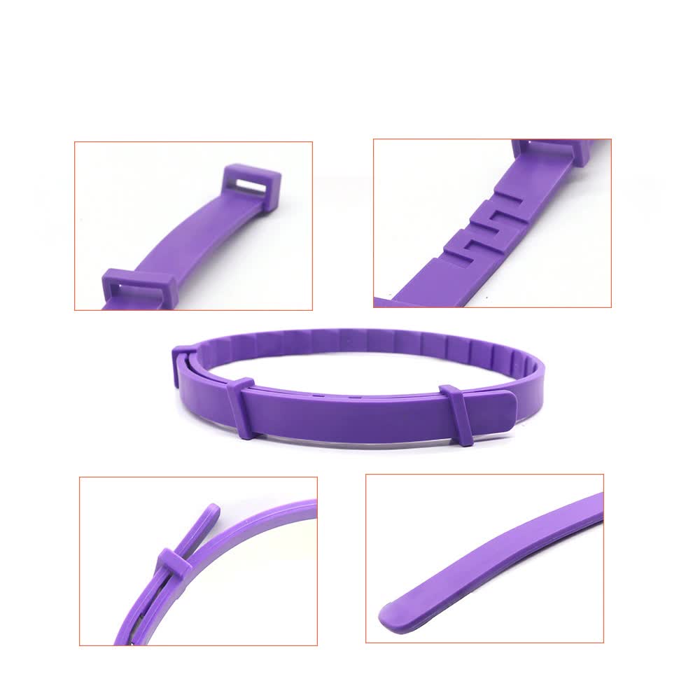 Black Calming Collars for Dogs - Natural Stress Relief, Adjustable, 4 Pack image 3