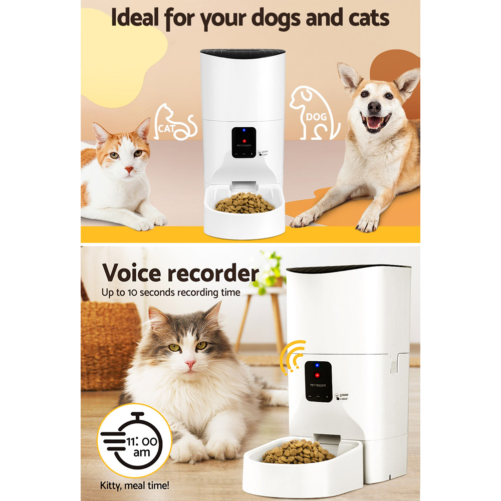 i.Pet Automatic Pet Feeder 9L Wifi Auto Dog Cat Feeder Smart Food Dispenser Timer image 6