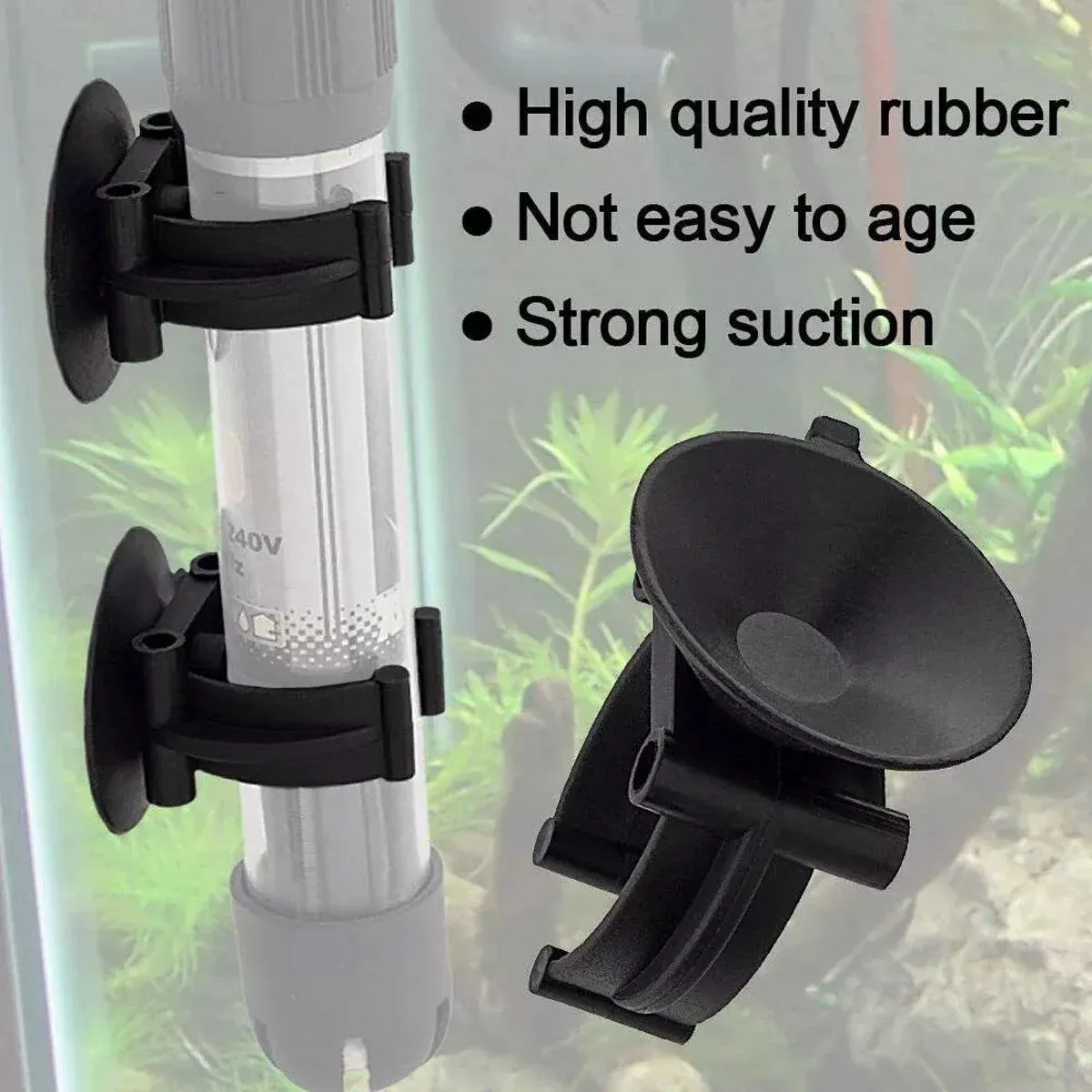 20PCS Black Suction Mount Clips for Aquarium Equipment image 6