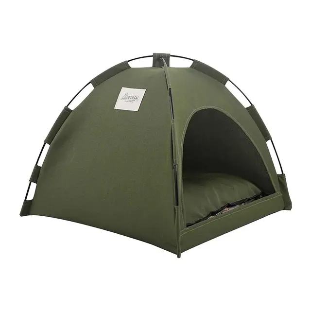 Foldable Pet Tent Portable Indoor Outdoor Breathable Mesh Travel Cage for Dogs Cats…