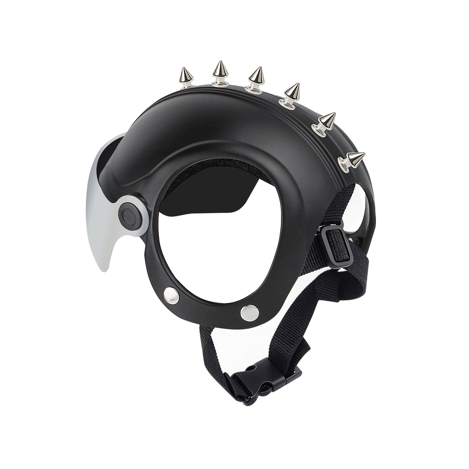 New Pet Goggles Helmet Glasses 2-in-1 Motorcycle Cap Punk ABS UV Protection Breathable… image 11