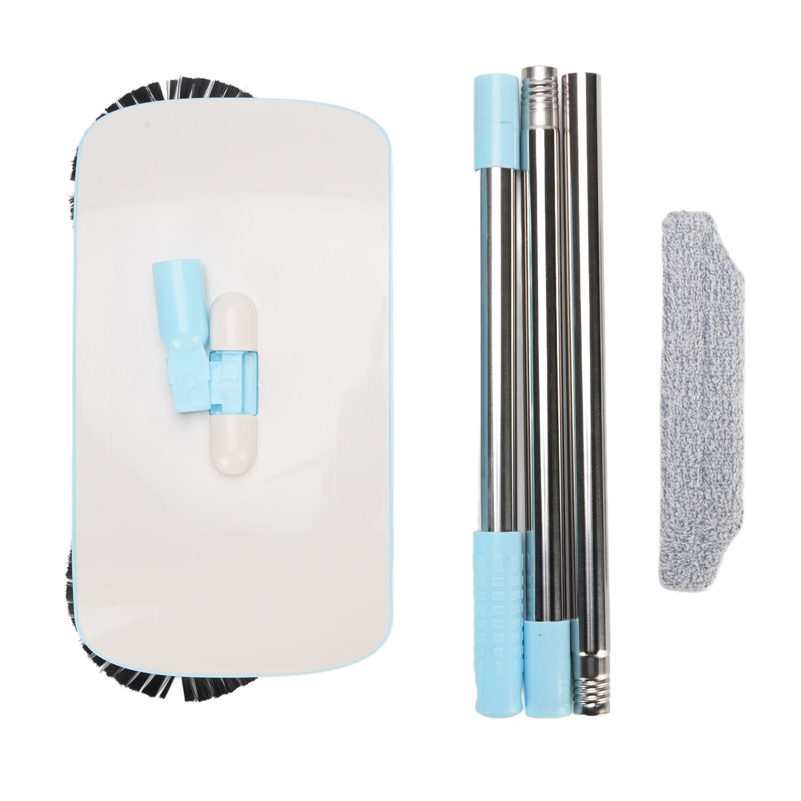 2 in 1 Hand Push Floor Sweeper Stainless Steel 180 Degree Rotating Hard Floor Mopping… image 3