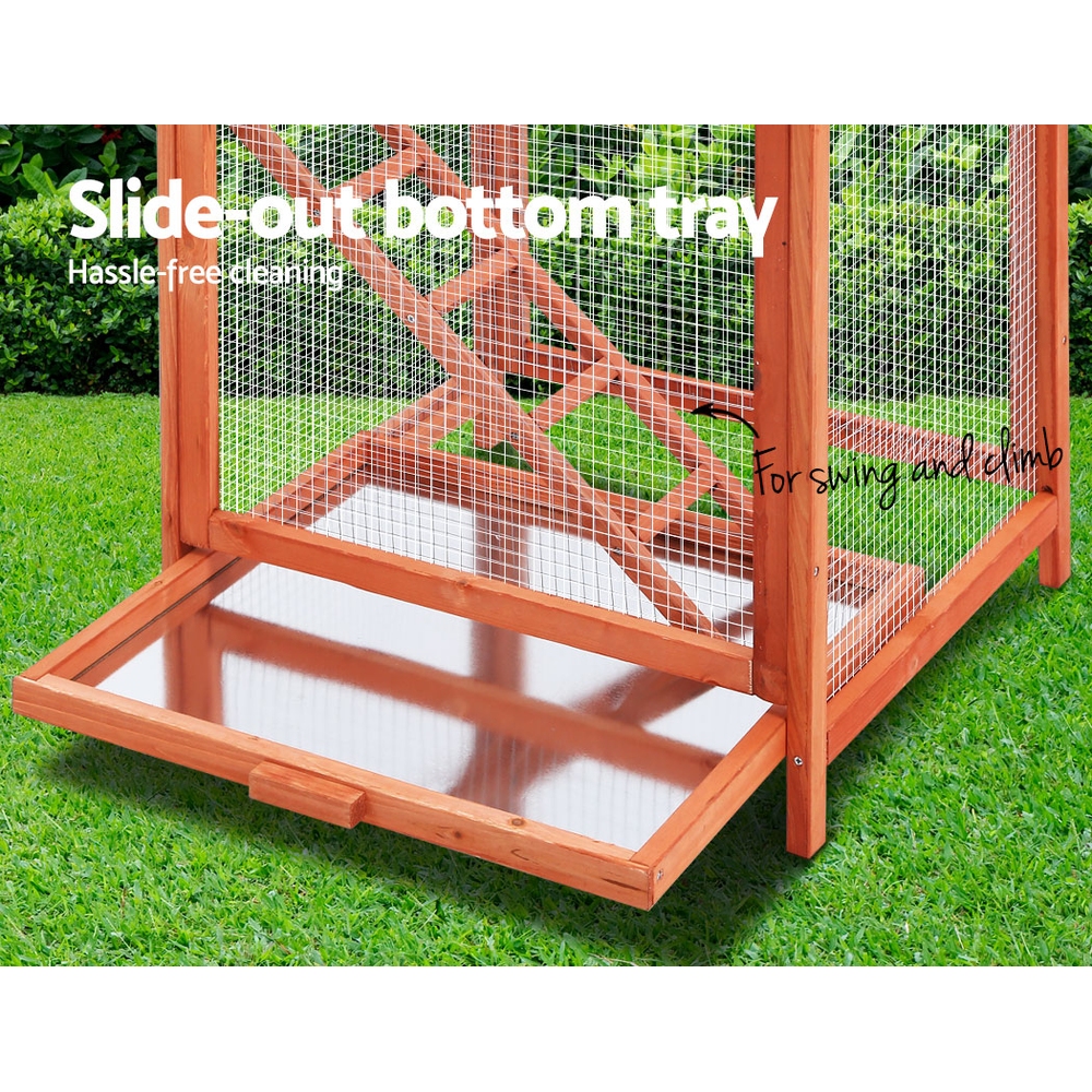 i.Pet Bird Cage 72cm x 60cm x 168cm Pet Cages Large Aviary Parrot Carrier Travel… image 7