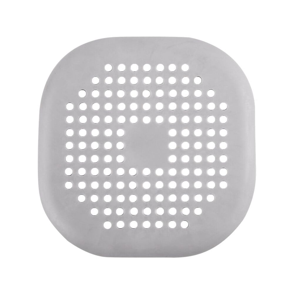 Bathroom Drain Hair Catcher, 13.8 × 13.8 × 0.3Inches image 3