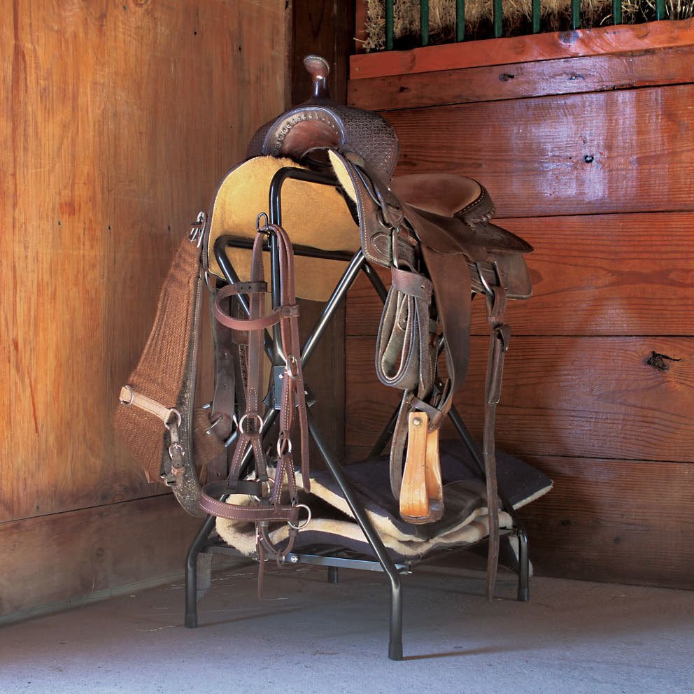 Samland Foldable Saddle Rack Steel Saddle Stand image 3