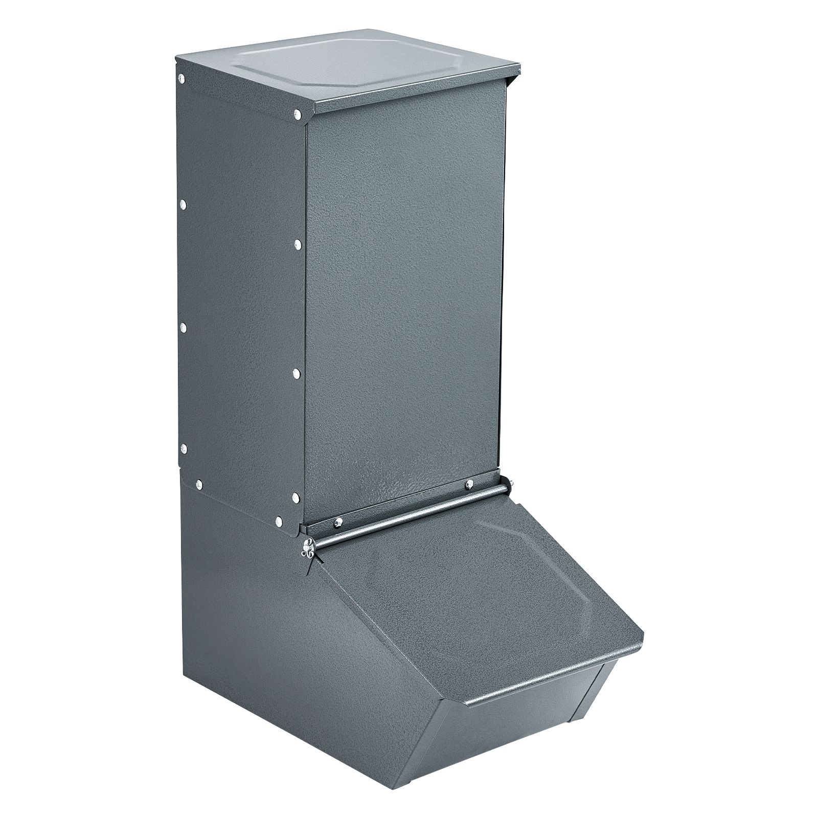 Hog Feeder 2.2 Bushel Metal Double Door Pig Feeder Feeding up to 5 Hogs image 11