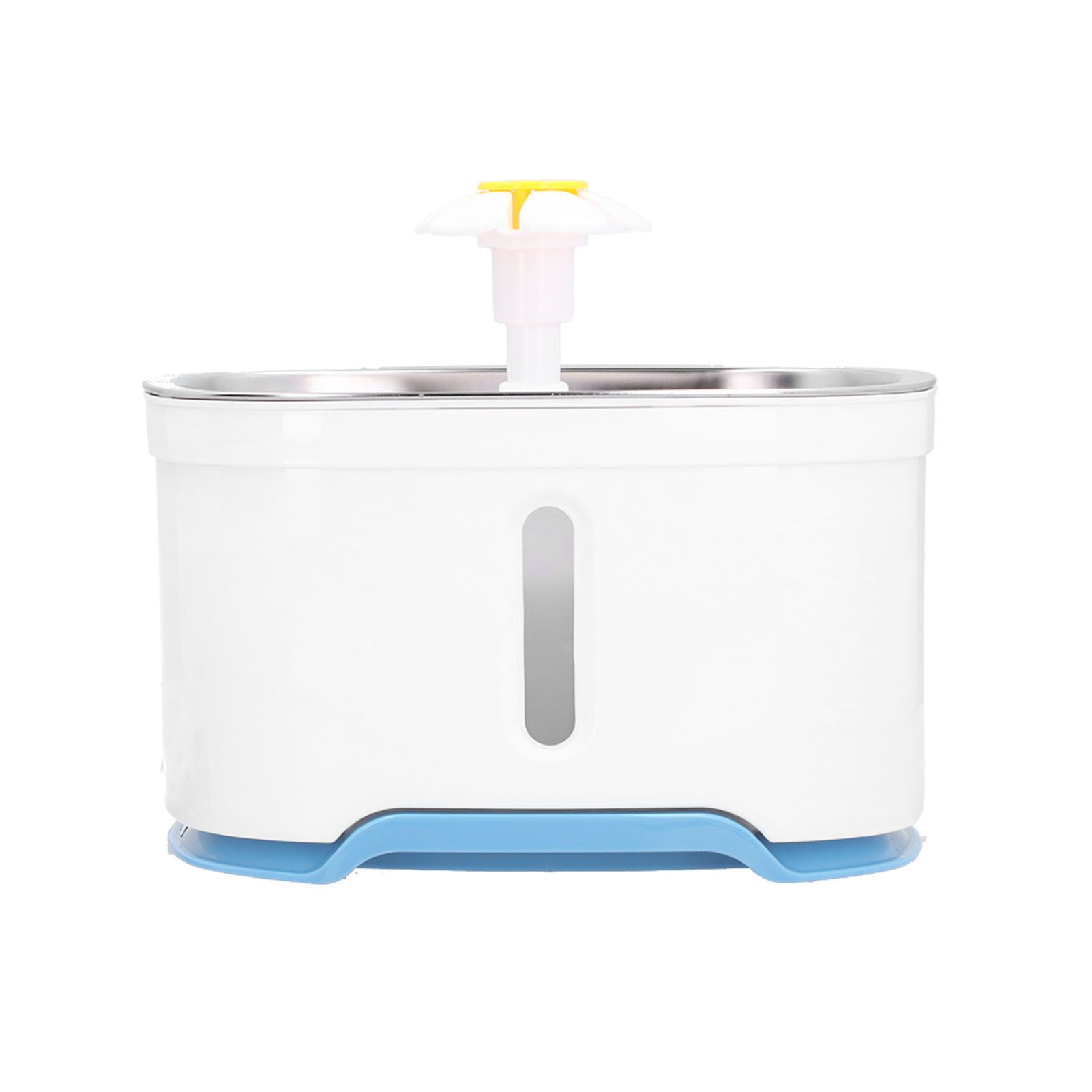 2.5L Stainless Steel Pet Water Fountain Silent Running Water Circulation Drinking…