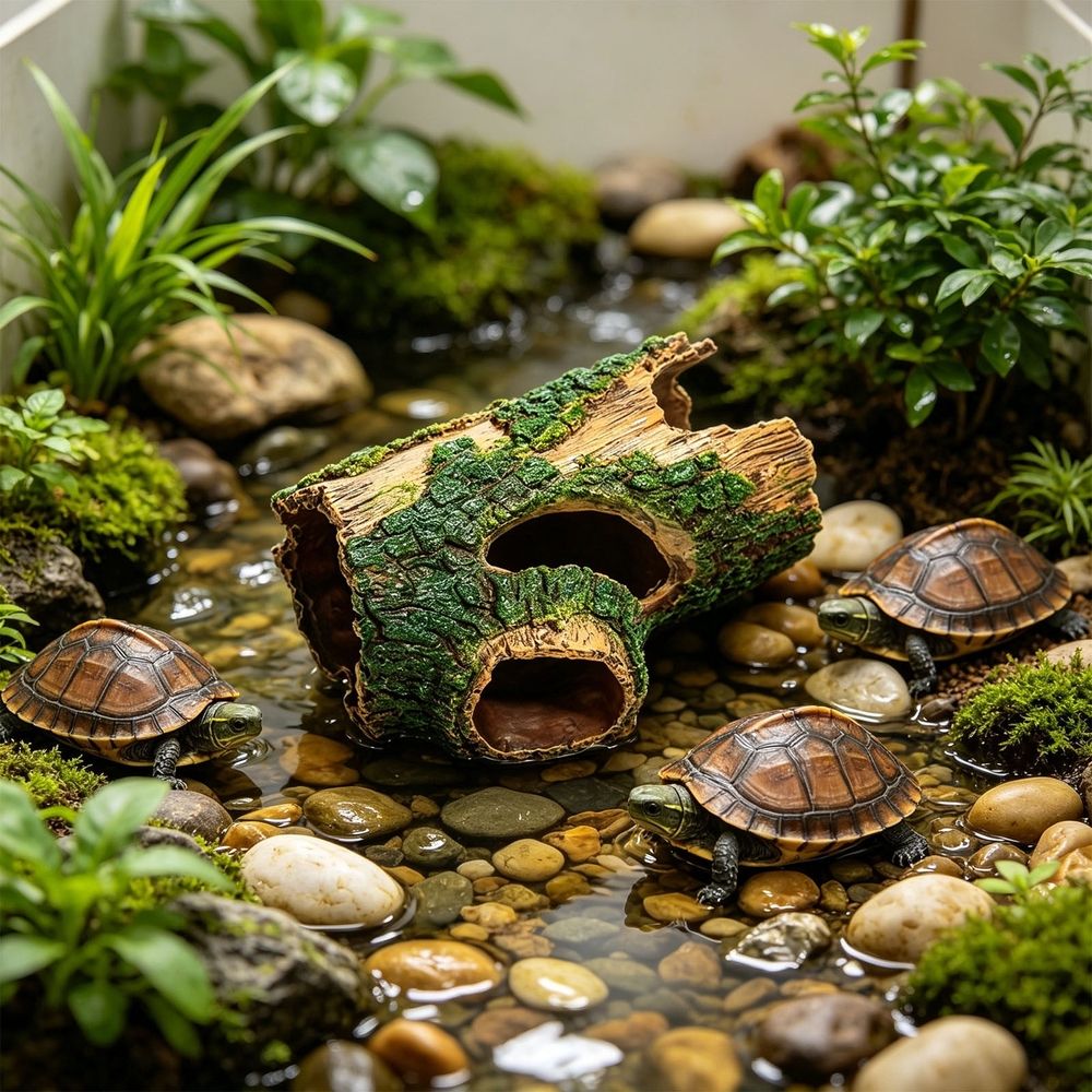 Artificial Tree House for Reptile Hide image 4