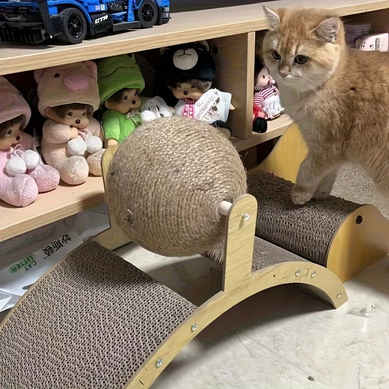 Ball cat scratching post image 3