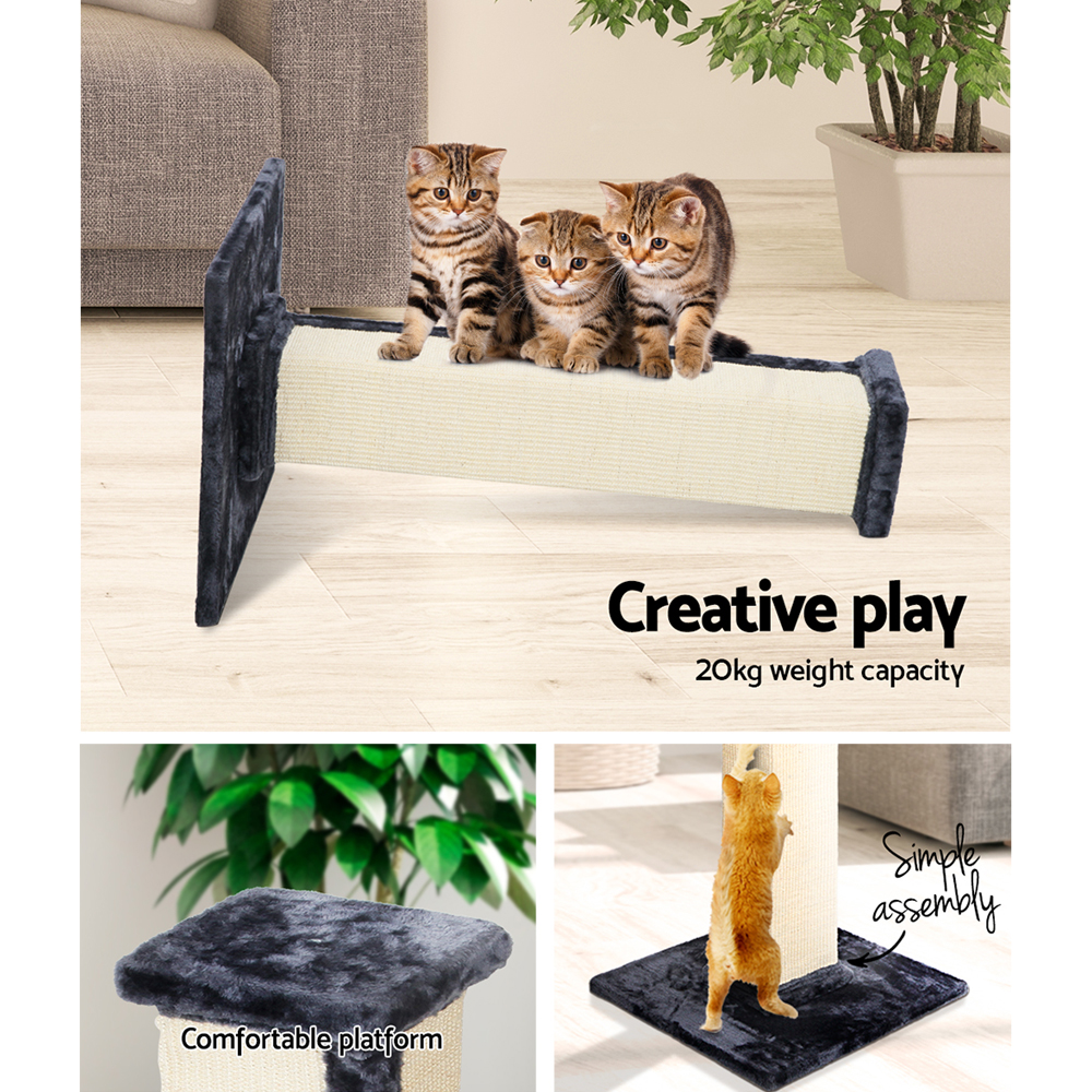 i.Pet Cat Tree 92cm Scratching Post Tower Scratcher Wood Condo Bed House Trees image 5