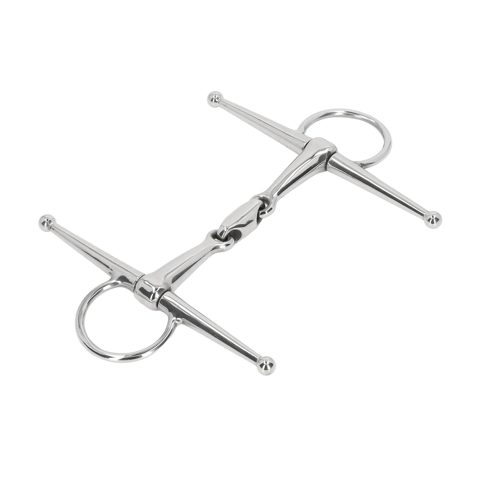 135mm Horse Mouth Bit Stainless Steel Horse Cheek Snaffle for Cultivation Outdoor Gift image 10