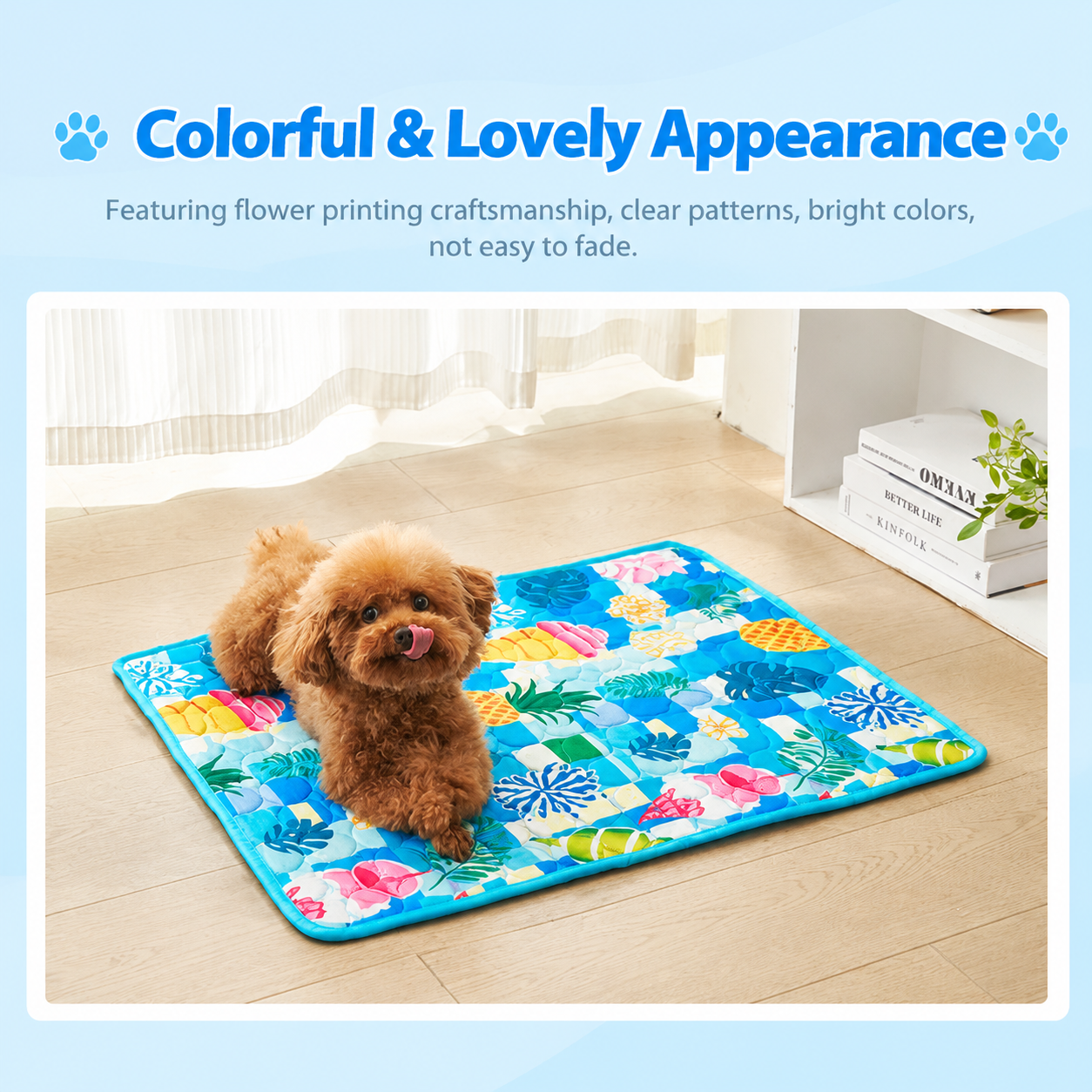 Cooling Pet Mat for Dogs and Cats, Pink, 2XL image 8