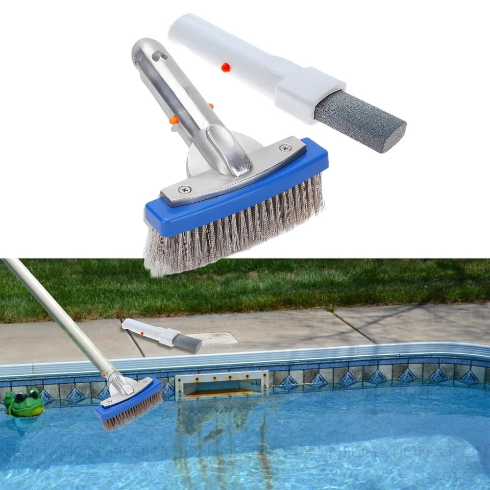 Cleaning Brush Pool Pumice Stone Set with Handle Pool Cleaning Tool Pool Cleaning… image 4