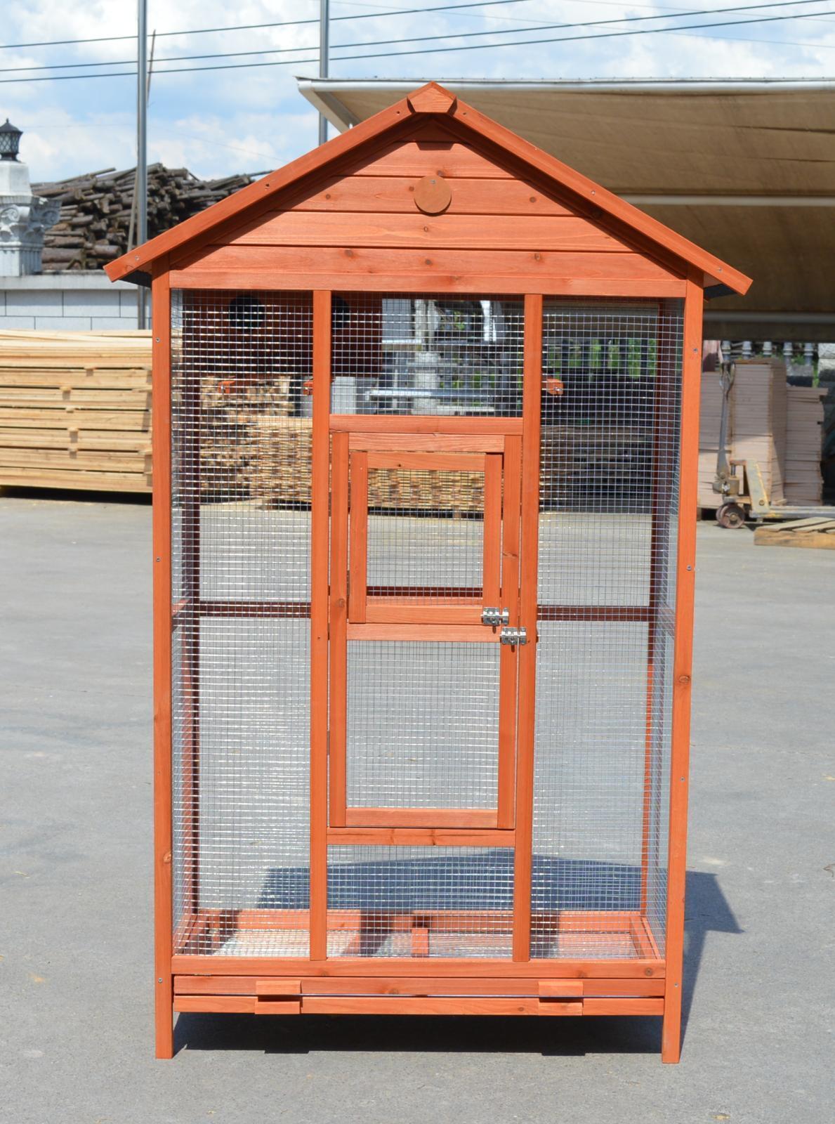 YES4PETS Wooden XXL Pet Cages Aviary Carrier Travel Canary Parrot Bird Cage image 2