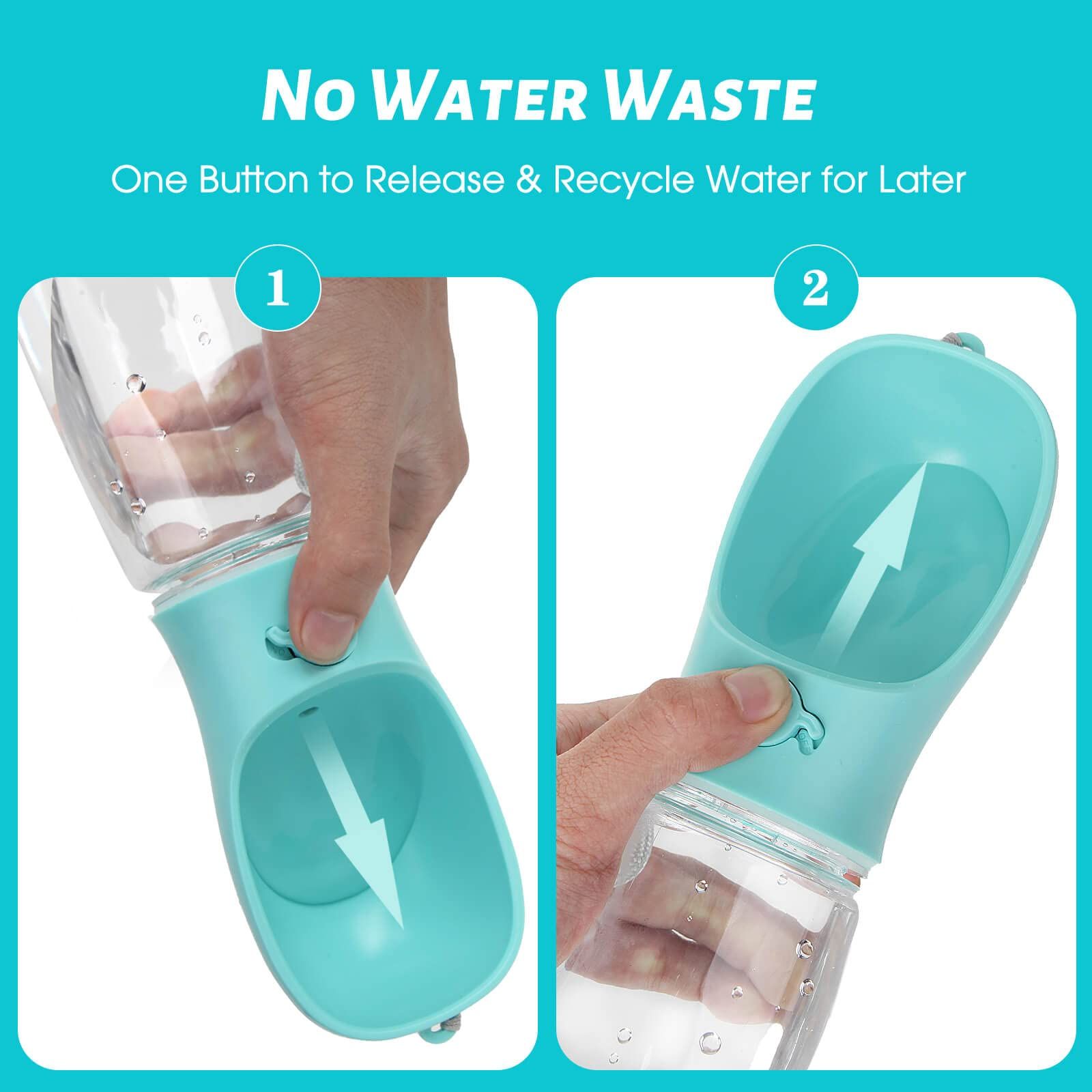 Leak Proof Portable Puppy Water Dispenser with Drinking Feeder for Pets Outdoor Walking image 3