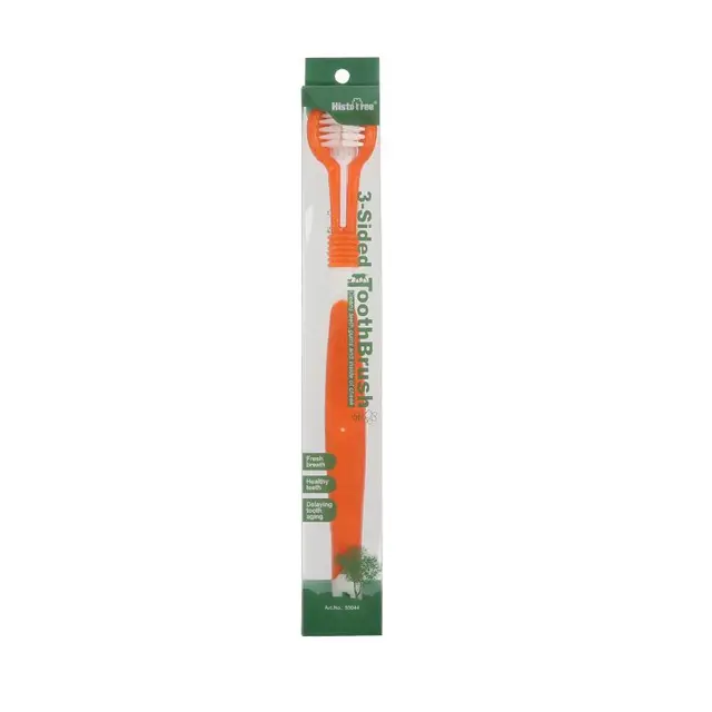 Pet Toothbrush, Cat and Dog Oral Cleaning - Orange