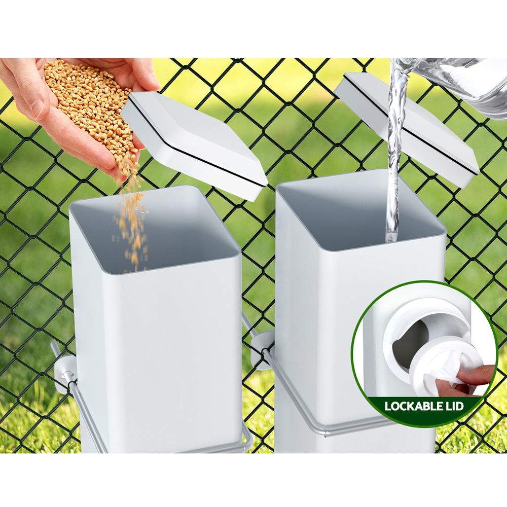 Giantz Chicken Feeder 4L Water Dispenser Automatic Waterer image 5