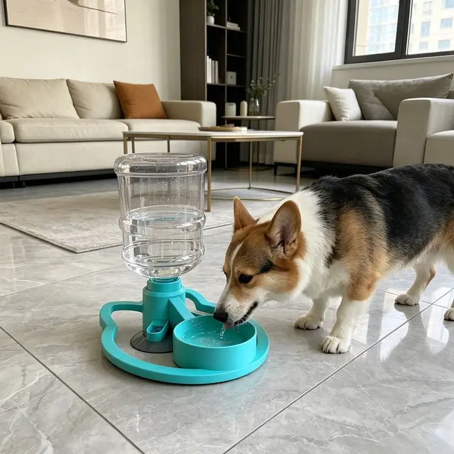 Automatic Cat Water Dispenser No Filter Needed Suction Cup Base Pet Water Fountain for…