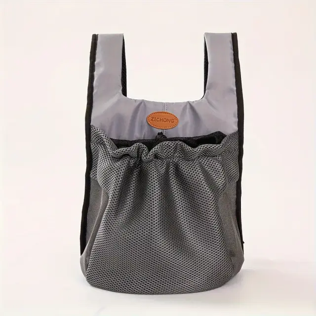 ZICHONG Pet Chest Carrier Backpack – Breathable Mesh, 3–5kg