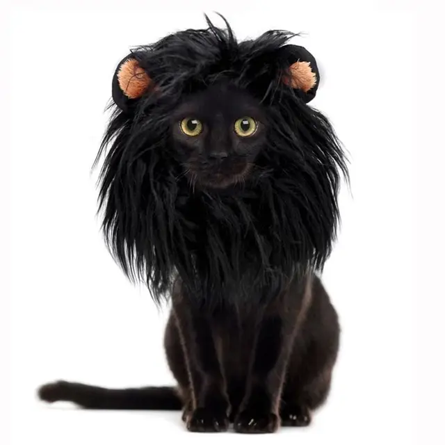 Lion Mane Wig for Cats, S