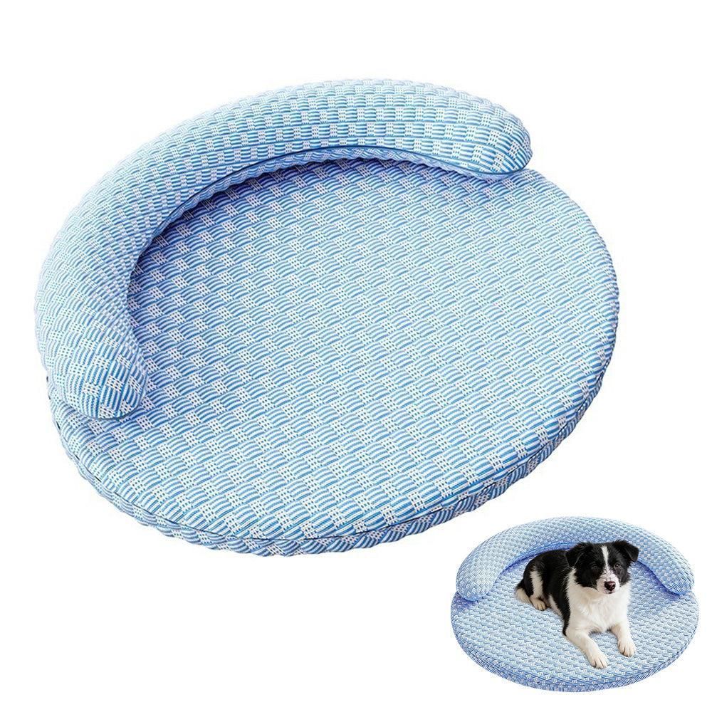 Washable Cooling Pet Bed with Removable Cover for Dogs & Cats - Dark Gray - M image 13