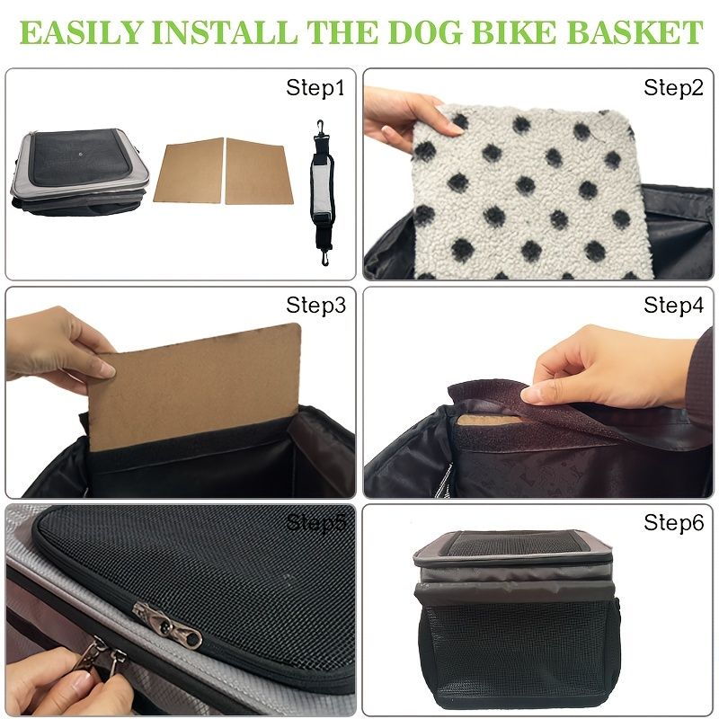 bicycle dog carrier front mounted dog carrier image 9